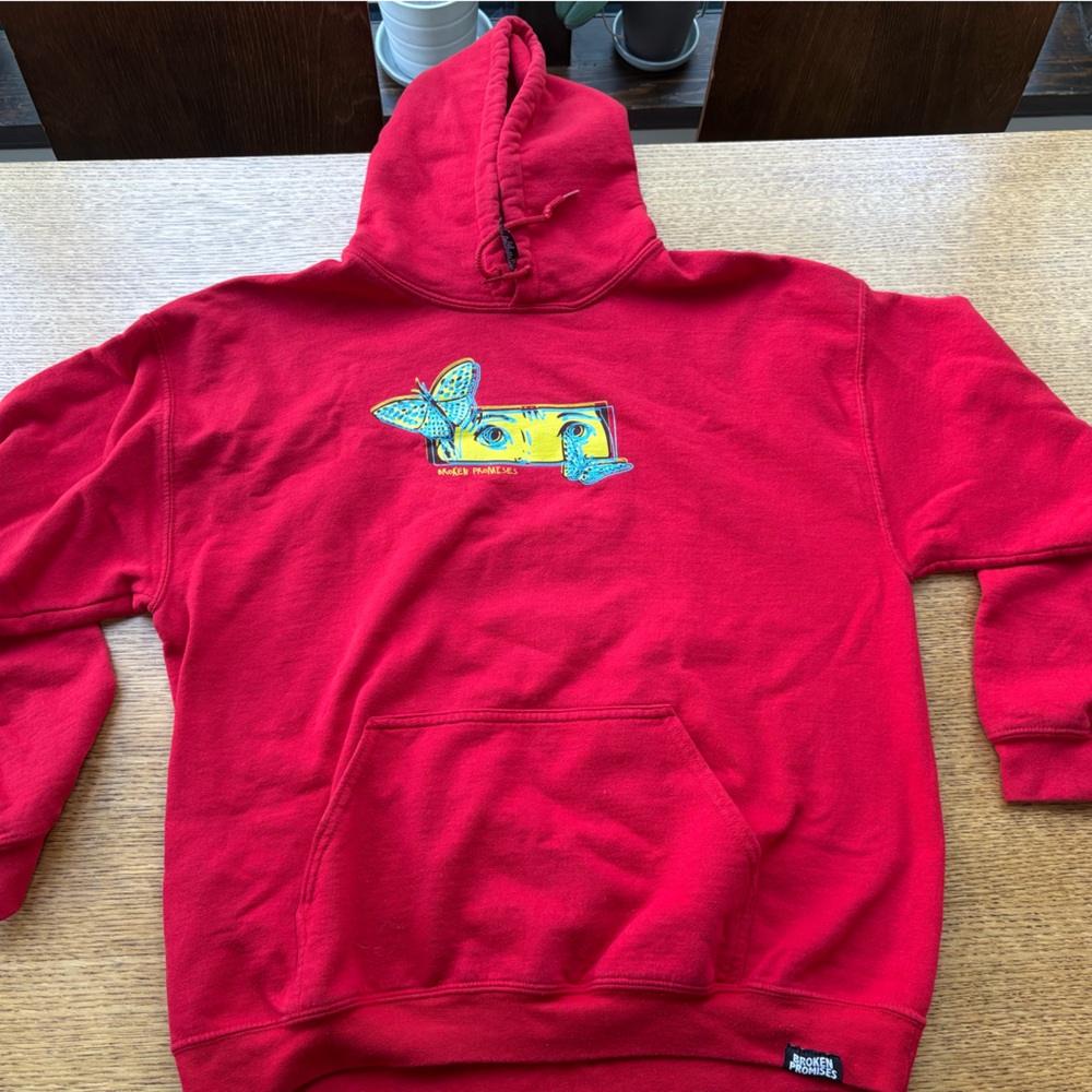 BROKEN PROMISES Red Sweatshirt